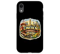 Lincoln Nebraska Souvenir City Visitor State Memorabilia Case for iPhone XR
