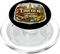 Lincoln Nebraska Souvenir City Visitor State Memorabilia PopSockets PopGrip for MagSafe