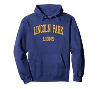 Lincoln Park High School HS Chicago IL Retro Sports Pullover Hoodie