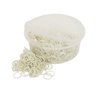 Lincoln Plaiting Bands In Half Open Container White (One Size)