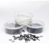 Lincoln Plaiting Bands - White In Container