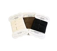 Lincoln Plaiting Thread (Pack Of 12) Black/brown/white (One Size)