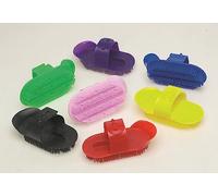 Lincoln Plastic Curry Comb - Yellow - Large