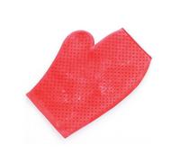 Lincoln Rubber Grooming Mitt Red (One Size)