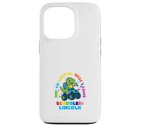 Lincoln Schoolchild personalized Back to School Dino Truck Case for iPhone 13 Pro