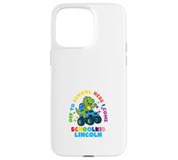 Lincoln Schoolchild personalized Back to School Dino Truck Case for iPhone 15 Pro Max