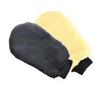 Lincoln Sheepskin Grooming Mitt - Black