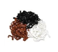 Lincoln Silicone Plaiting Bands (1000 Pack) Brown (One Size)