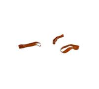 Lincoln Silicone Plaiting Bands (500 Pack) Brown (One Size)