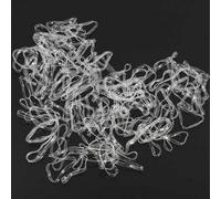 Lincoln Silicone Plaiting Bands (500 Pack) Clear (One Size)