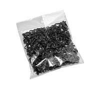 Lincoln Silicone Plaiting Bands - Black - 1000 per pack