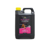 Lincoln Silky Shine 2 in 1 Shampoo and Conditioner for Horses - 4 litre Bottle
