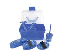 Lincoln Star Pattern Grooming Kit - Blue