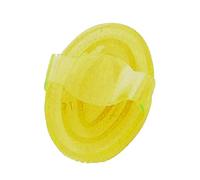 Lincoln Synthetic Rubber Curry Comb - Clear Yellow - Large