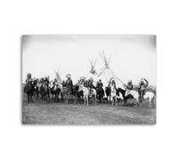 Lincoln's Homestead Act of 1862 Native American Indians in 1908. Poster Decorative Painting Canvas Wall Posters And Art Picture Print Modern Family Bedroom Decor Posters 24x36inch(60x90cm)