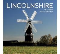 Lincolnshire 2026 16-Month Square Wall Calendar, Historic Landmarks, Scenic Britain Photography