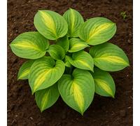 Lincolnshire Pond Plants Hosta 'mango Tango' - 3X 3Ltr Plants - Marginal Aquatic Pond Plant