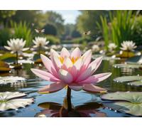 Lincolnshire Pond Plants Martha Water Lily - Potted - Marginal Aquatic Pond Plant