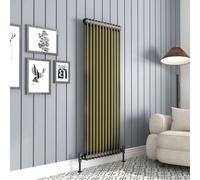 Lincolnshire Radiators Antique Brass Double Column Vertical Steel Radiator - 1800X550mm