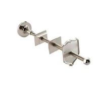 Lincolnshire Radiators Deluxe Cast Iron Radiator Wall Stay - Satin Nickel Brass