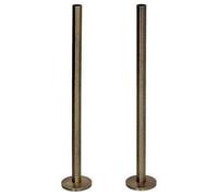 Lincolnshire Radiators G-Rad Radiator Pipe Covers & Shroud Set In Antique Brass - 300mm