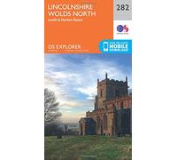 Explorer 282 Lincolnshire Wolds North Map With Digital Version, Orange One Size