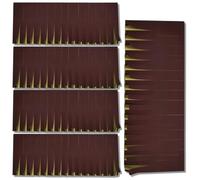 LinCoo 150 Pcs Match Striker Stickers, Strike Anywhere Matches, Red-Brown Fire Lighter Paper for 86mm*215mm Pre-Cut Adhesive Strip Lights to Camping Fireplace, Emergency Gear