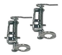 LinCoo 2 Pcs Free Motion Foot for Sewing Machine, All Purpose Free Motion Foot, Darning Quilting Presser Feet for Home Sewing Machines, Low Shank Snap On