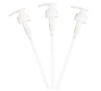 LinCoo 3 Pcs Pump Dispenser, Bottle Pump Dispenser for Shampoo and Fragrances, 5l Liquid Container Head with 4ml Dose Tube, Large Volume Plastic Replacement Spout