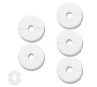 LinCoo 5 Pcs Cable Entry Cover, Cable Grommets for Holes, Cables Wall Cover, Wall Hole Covers, Clean Up Wire Clutter from Home Offices, Entertainment Centres, and Walls Mounted Screens
