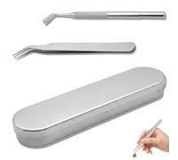 LinCoo Tick Remover Tools for Dogs, Pet Tick Remover for Humans, Tweezers and Shovel Set for Household Cats and Puppies, Includes Travel Storage Case