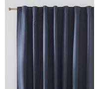 Lincot Hidden Tab Blackout Curtain Ink Blue