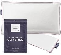 Lincove 100% Cotton Sateen Pillow Protector Cover - Zipper Pillow Cover - 500 Thread Count Luxury Cotton - Zippered Dust Pillow Protector Bed Pillow Case, King Size, 20”x36” - 2 Pack