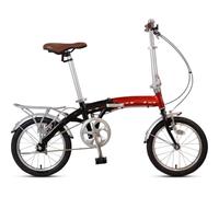 LINCYS 16" Ultra Light Folding Bike for Adults, Aluminum Alloy Frame & 10s Quick Fold, Adjustable Seat/Handlebar, 90kg Capacity, Portable Commuter City Bicycle for Men & Women (140-180cm)