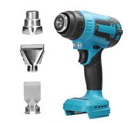 LINCYS Cordless Heat Gun, Cordless Heat Gun, for Makita 18 V Battery, 3 nozzles, 2 Temperature 550°/300° (Without Battery)