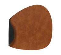 LIND DNA Bull placemat reversible curve L 1 pcs Cognac-black