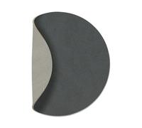 LIND DNA Cloud coaster reversible circle 1 pcs anthracite-light grey