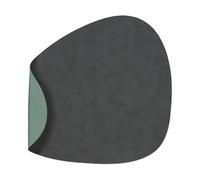 LIND DNA Cloud-Nupo placemat reversible curve L 1 pcs anthracite-pastel green