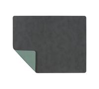 LIND DNA Cloud-Nupo placemat reversible square 1 pcs anthracite-pastel green