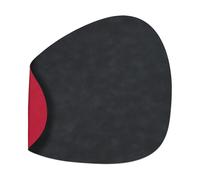LIND DNA Cloud placemat reversible curve L 1 pcs Black-red