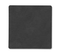 LIND DNA Corduroy coaster square Black