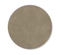 LIND DNA Corduroy coasters Nomad grey, circle