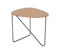 LIND DNA Curve Coffee table Leather nature, hippo, l