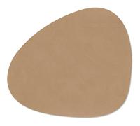 LIND DNA - Curve L Corduroy Placemat, Nougat - Nougat
