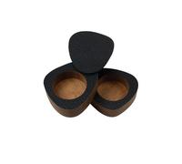 LIND DNA Curve salt & pepper set 2-pack Natural-black anthracite