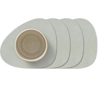 LindDNA - glass coasters Curve, Nupo metallic (set of 4)