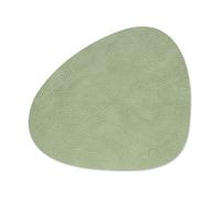 LIND DNA Hippo placemat curve M Olive green