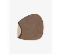 Lind Dna Lind Dna Curve Large Reversible Leather Table Mat 35cm-45cm Brown And Sand