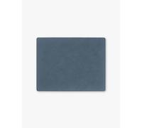 Lind Dna Lind Dna Nupo Rectangle Leather Placemat Dark Blue