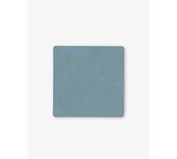Lind Dna Lind Dna Nupo Square Leather Coaster Light Blue
